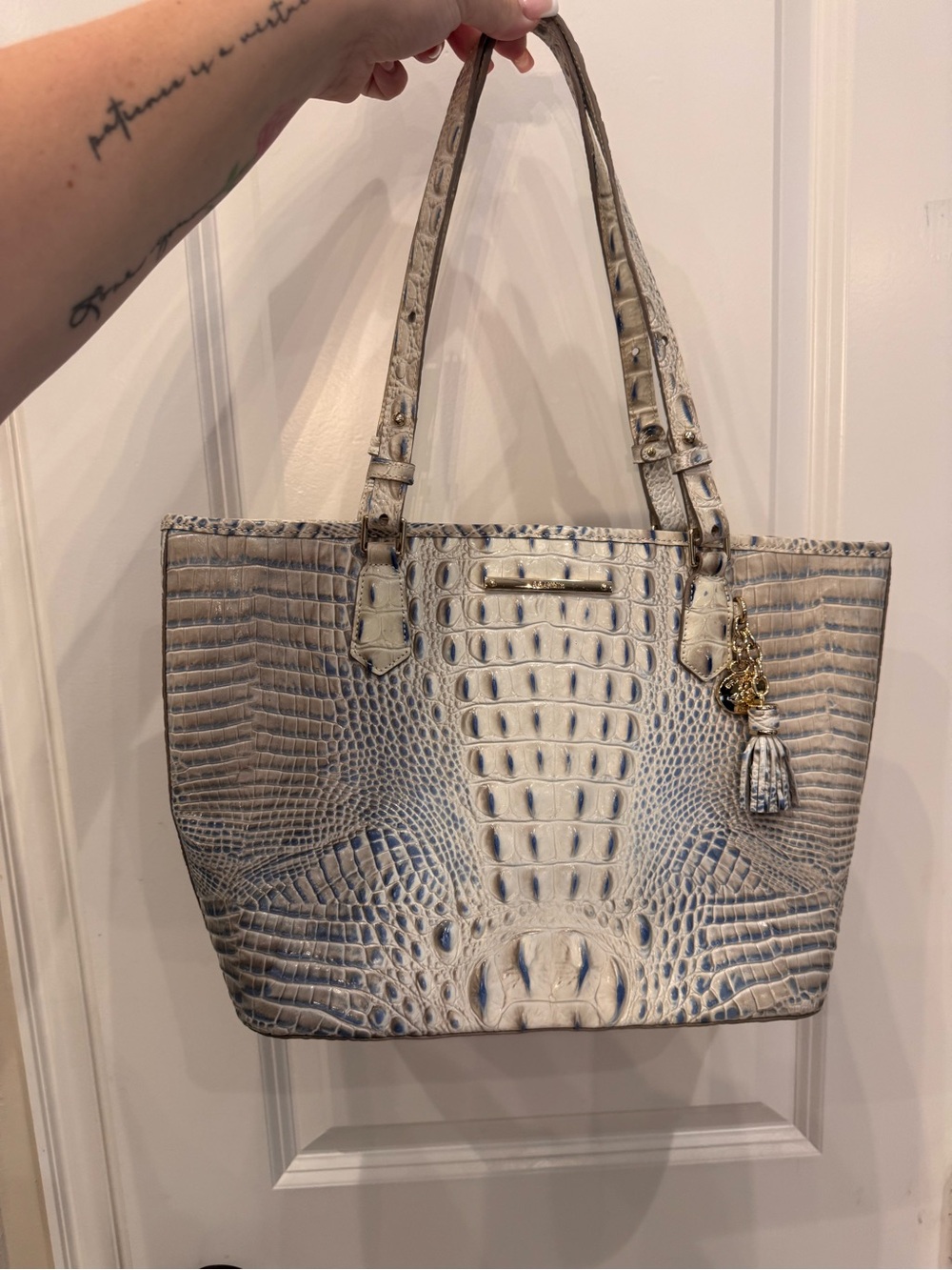 Brahmin medium Asher tote leather